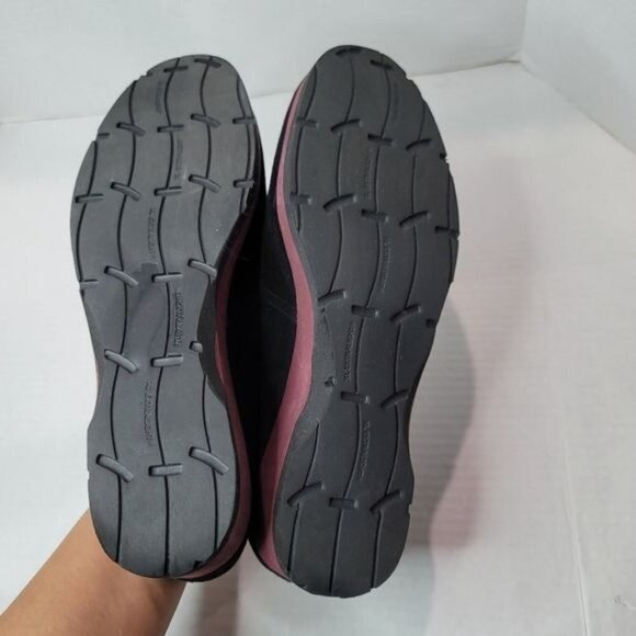 Thierry Rabotin Camoscio Divine Black Wedge Slip On Shoes Size 41 - Picture 9 of 13